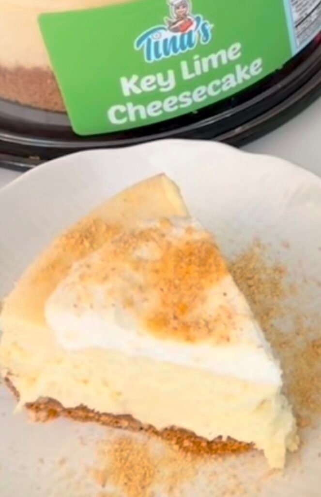 Key Lime Cheesecake Slice